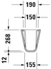 DURAVIT 0858450000 Halbsäule Duravit 0858450000 No. 1 Weiß Produktbild-Vorschau 11