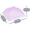 com-four® 4x Speisehauben, faltbare Obsthaube 45 cm - bunte Produktbild-Vorschau 6