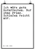 Mr. & Mrs. Panda Bild Ich wäre gern Dornröschen.... DIN A3 Produktbild-Vorschau 1