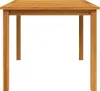 vidaXL Stół ogrodowy 150x90x74 cm z litego drewna Podgląd zdjęcia produktu 4