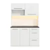 Armoire buffet Merax, meuble haut avec éclairage LED et Voir les images du produit 8