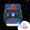 A Spiderman themed school backpack against a starry background. Produktbild-Vorschau