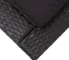 vidaXL Lehátko s vankúšom Black Poly Rattan Náhľad obrázku produktu 6