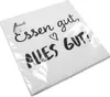 Servietten Papier 33x33cm 3-lagig mit Schriftzug Essen 20 Produktbild-Vorschau 3