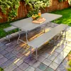 Set tenda da birra AREBOS 3 pezzi | tavolo + 2 panche, Anteprima dell’immagine prodotto 3
