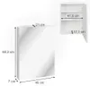 Badkamerspiegelkast Vicco Anka Wit 45 x 60.2 cm, Model Productafbeelding-voorbeeld 2