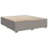 Möbel Boxspringbett mit Matratze Taupe 200x200 cm Stoff - Produktbild-Vorschau 10