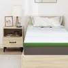 vidaXL Matrasbeschermer, wit en groen, 70 x 200 cm, Productafbeelding-voorbeeld 7
