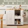 UnboxG Isola mobile da cucina con piano di lavoro in rovere Anteprima dell’immagine prodotto 4