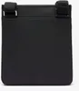 A black messenger bag is shown against a white background. Produktbild-Vorschau