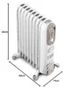 De'Longhi V550918T.WB Vnútorný biely 1800 W ohrievač s Náhľad obrázku produktu 5