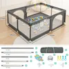Baby-Laufstall, Kinderzaun mit Antikollisionsschaumbarriere Produktbild-Vorschau 8