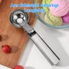 2er Set Eisportionierer Edelstahl mit Auslöser – einfache Produktbild-Vorschau 6