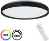 Plafon LED okrągły RGBW z pilotem RINGO czarno-biały 36W Podgląd zdjęcia produktu 1
