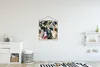 MuchoWow® Textilposter Tropisch - Blau - Rosa 60x60 cm mit Produktbild-Vorschau 2