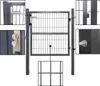 Fiqops Gartentor Gartentore Gartentür 120 x 100 cm Zauntor Produktbild-Vorschau 15