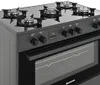 Kuchenka gazowo-elektryczna Ravanson KWGE-K90 czarna Podgląd zdjęcia produktu 4