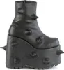 SLAY-77 Uni Booties von DemoniaCult, Schwarz  , EU 41, US Produktbild-Vorschau 5