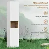 HOMCOM Kúpeľňová skrinka – úzka kúpeľňová skrinka s 2 Náhľad obrázku produktu 8