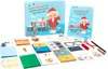 An advent calendar craft kit with various components laid out. Produktbild-Vorschau