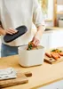 Rotho Komposteimer Jive  3,2 L schwarzweiß Produktbild-Vorschau 3