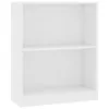 vidaXL Libreria bianca 60x24x74,5 cm Materiale a base di Anteprima dell’immagine prodotto 8