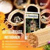 BEESI 400x Nisthülsen Stroh 20 cm I Ø 3-5 mm I Niströhren Produktbild-Vorschau 3