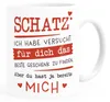 Kaffee-Tasse Schatz ich habe versucht für dich das beste Produktbild-Vorschau 1