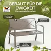 CASARIA® Gartenbank Sitzbank Wetterfest Kunststoff 320kg Produktbild-Vorschau 4