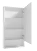 Badezimmerschrank mit Spiegel, hängend, weiß, 50x90 cm, Produktbild-Vorschau 2