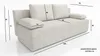 Sofa Zoja mit Schlaffunktion und Bettkasten Poso 105 Iwmar Produktbild-Vorschau 7