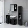 vidaXL Kúpeľňová zrkadlová skrinka čierna 62,5x20,5x64 cm Náhľad obrázku produktu 5
