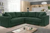 Couchgarnitur Ecksofa Sofa Sofagarnitur PARIS Cord Stoff Produktbild-Vorschau 1