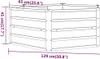 vidaXL Zvýšené lůžko Rostig 129x129x45 cm cortenová ocel Náhled obrázku produktu 7