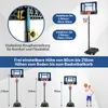 COSTWAY basketbalový stojan 90/158-210 cm s nastaviteľnou Náhľad obrázku produktu 4