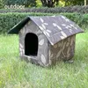 Casa per gatti all'aperto a prova d'inverno, grotta per Anteprima dell’immagine prodotto 4
