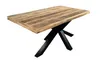 Esstisch 120x80cm Mangoholz gerade Kante Spider-Gestell Produktbild-Vorschau 2