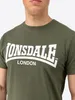 Herren T-Shirt normale Passform FULWOOD Olive/White XL Produktbild-Vorschau 6