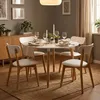 Tavolo rotondo in legno design legno 100cm cucina bar Anteprima dell’immagine prodotto 2