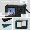 Für GoPro Hero 12 11 10 9 Zubehör Kit Schwarz Silikon Produktbild-Vorschau 4