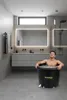 Eisbad Tonne WEEP 390L 85x80 cm, aufblasbare Kältebadewanne Produktbild-Vorschau 7