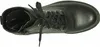 A top-down view of a black leather boot. Anteprima dell’immagine prodotto