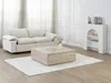 Couchtisch mit 2 Schubladen - MDF - Travertin-Optik Beige - Produktbild-Vorschau 7