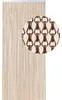 Tenda per porta in alluminio bronzo 90x210 cm Anteprima dell’immagine prodotto 6