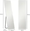 HOMCOM Celotelové zrkadlo, 150 x 40 cm, stojacie zrkadlo s Náhľad obrázku produktu 3