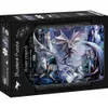 BLUEBIRD Puzzle Silberner Drache 1500 Teile Produktbild-Vorschau 2