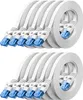 deleyCON 10x 0,25m CAT6 Flaches Netzwerkkabel 1,5mm Produktbild-Vorschau 1