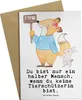 Mr. & Mrs. Panda Grußkarte Tierschützerin Herz - Weiß - Produktbild-Vorschau 1