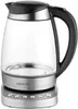 A studio shot of a glass electric kettle on a white background. Produktbild-Vorschau