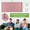 banjado Magnettafel rosa 78x37cm groß Magnetwand aus Metall Produktbild-Vorschau 5